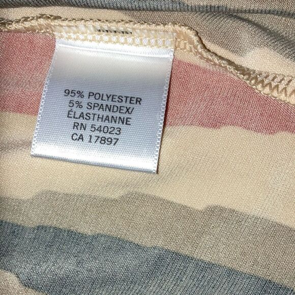 Banana Republic M Red and Cream Tie Front A-line Sundress - Picture 5 of 10